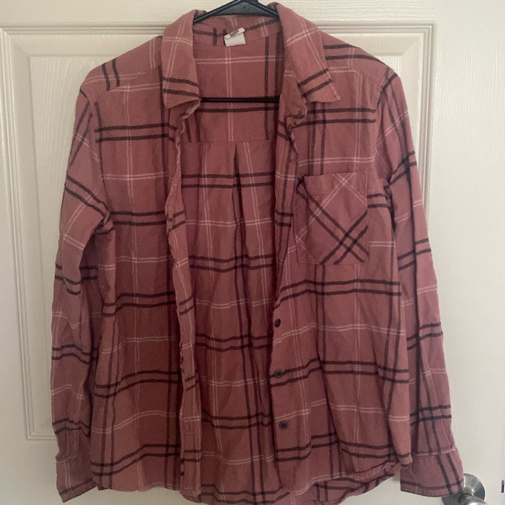 Pink Flannel Shirt